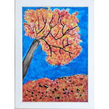 Obraz Rámeček na kresby dětí, obrázky dětí, fotografie | bílá | otevírací | A4