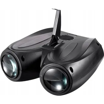 AIRSHIP 2-REFLEKTOROVÝ PROJEKTOR DISCO KOLOROFON 128 LED DIOD RGBW 20W