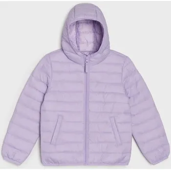 Sinsay - Prošívaná puffer bunda s kapucí - levandulová - 375GT-04X - 375GT-04X-128