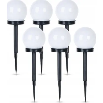 Venkovní osvětlení Solární LED zahradní lampičky zapichovací 33,5 cm 6 ks /Vilde