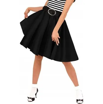 Dámská sukně SUKNĚ ČERNÁ ROCK'N'ROLL