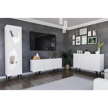 Obývací stěna FANTASY obývací sestava, bílá