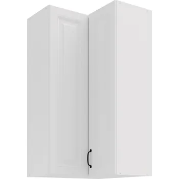 Kuchyňská linka Horní rohová skřínka STILO - 60x60 GN-108 2F (90­°), Bílá/Bílá