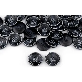 Knoflík Knoflík s imitací prošití velikost 32", 40"