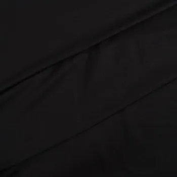 Zbytek - Bambusová teplákovina barva černá № 16