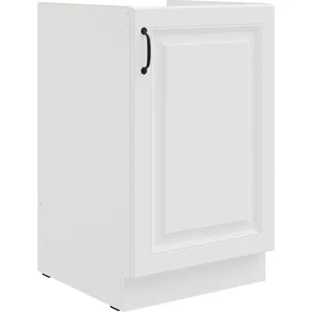 Kuchyňská linka Dolní skřínka STILO - 50 ZL 1F BB, Bílá/Bílá