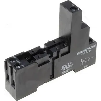 Elektronická součástka Patice pro relé RT78724 na DIN