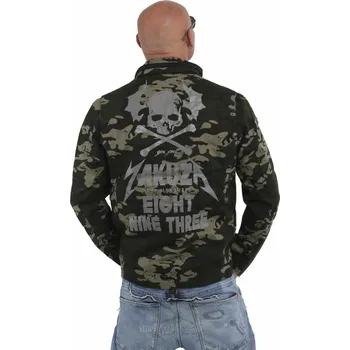 Pánská jarní bunda Yakuza Military 14022 camouflage velikost: M