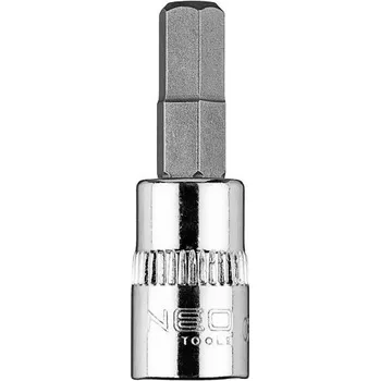 Šestihranný nástavec H6 na hlavici 1/4, krátký, 37 mm NEO Tools