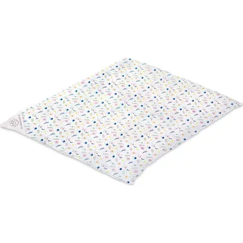 Dětské zboží Eva Kiedroňová SET 4v1 - Přikrývka - Jarní louka s malým polštářkem (30x30)