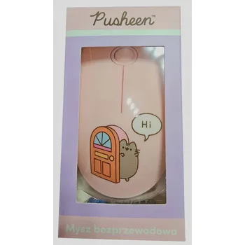 Myš Bezdrátová myš Pusheen 2,4 GHz 1200 DPI – roztomilá, optická