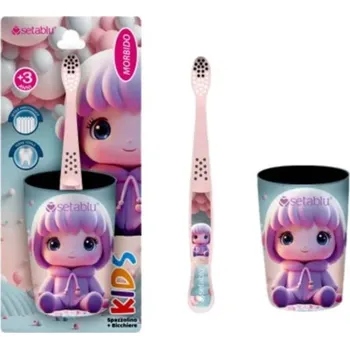 Zubní kartáček Morbido zubní kartáček s kelímkem +3