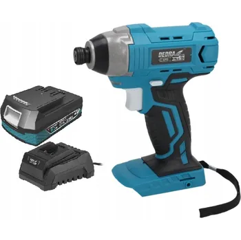 DEDRA Příklepový šroubovák akumulátor 2AH 18V SAS+ALL DED7045 110 Nm HEX KPL.