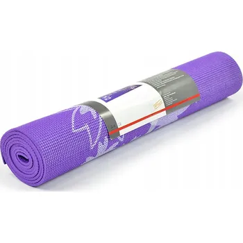 podložka na cvičení PODLOŽKA NA JÓGU PROFIT BLOOM 173X61X0,5CM FIALOVÁ DK 2202