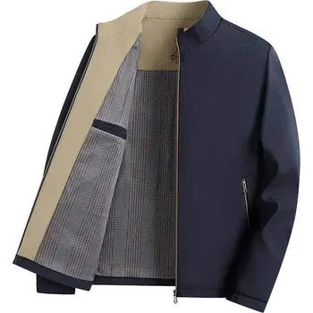 Pánská softshellová bunda Best Fashion Pánská bunda se stojáčkem pro business styl Barva: Tmavě Modrá, Velikost: L