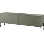 TV stolek s policemi Sonatia 200 cm - Meble Bogart Olivová 204x65 cm