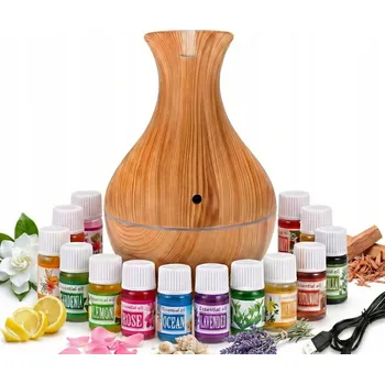 Zvlhčovač vzduchu Ultrazvukový zvlhčovač vzduchu hnědý s dotykovým panelem, 30 ml/h