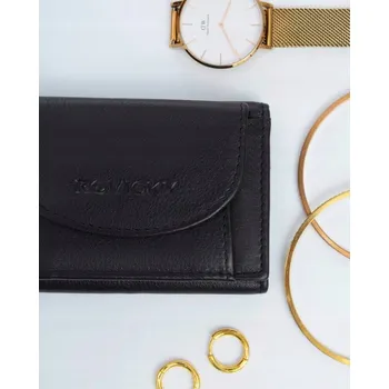 Peněženka Rovicky dámská peněženka z pravé kůže černá