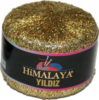 Příze Příze Himalaya Yildiz 58102 25 g ZLATÁ háčkovací příze
