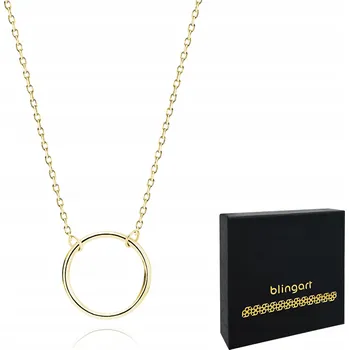 Náhrdelník Dámský stříbrný náhrdelník CHOKER pozlacený, stříbro 925