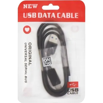 Datový kabel Kabel Partner Tele USB - USB typ C 1 m černý