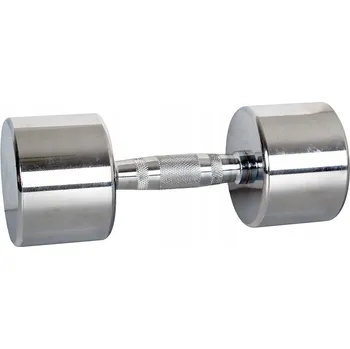 Chromované činky s pevnou hmotností inSPORTline 1x 10 kg
