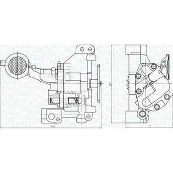 Motor automobilu Olejové čerpadlo MAGNETI MARELLI 351516000109