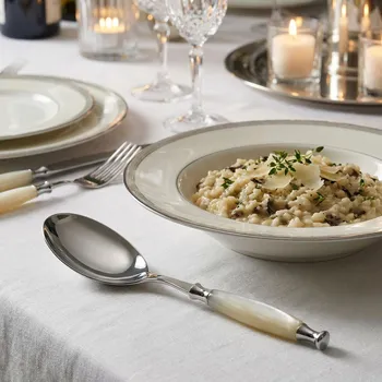 Příbor BUGATTI Country Ivory 25 cm - nerezová kuchyňská lžíce na rýži