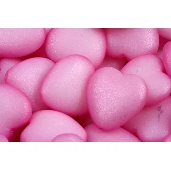 Dětské navlékací korálky Korálky srdíčka č.6159 (15x16mm)