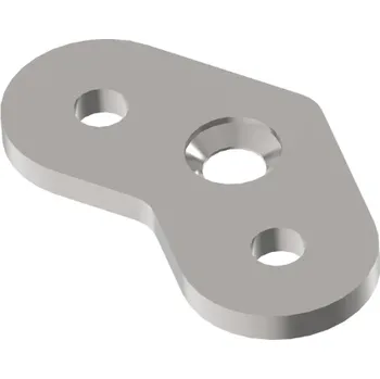 Zábradlí Hahn Steel Montážní destička 135° pro ploché madlo - Nerez AISI 316, broušená