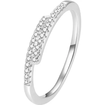Prsten Třpytivý stříbrný prsten se zirkony AGG259 Beneto / Obvod: 56 mm - 56 mm