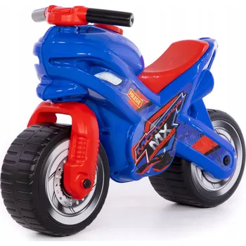 Dětské vozidlo ODRÁŽEDLO MOTOCYKLU MODRÉ POLESIE