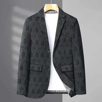 Best Fashion Pánské volnější sako pro pohodlné nošení Barva: Tmavě Šedá, Velikost: 4XL