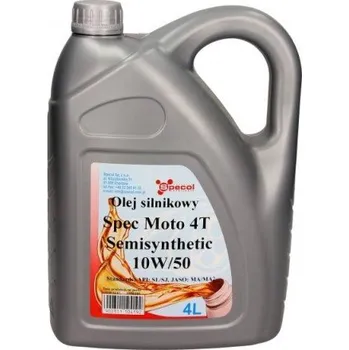 Motorový olej Olej Specol 10W50 4L Spec Moto 4T Synth. / Motocykly SPECOL