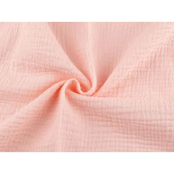 Mušelín / dvojitá gázovina, střední, 20 (13) pudrovo-lososová