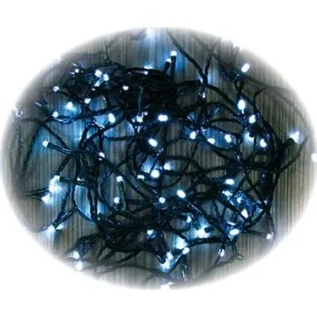 Vánoční dekorace Osvětlení vánoční 50m-500 LED bílá+5m přívodní kabel
