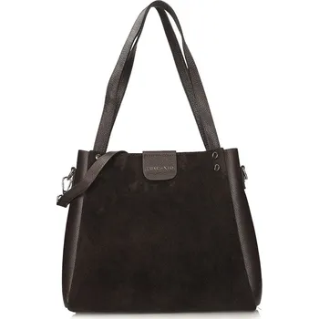 Kabelka Toscanio kabelka z pravé kůže hnědá