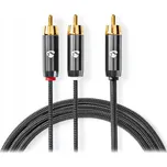 Kabel RCA - RCA Nedis CATB24000GY30 3 m