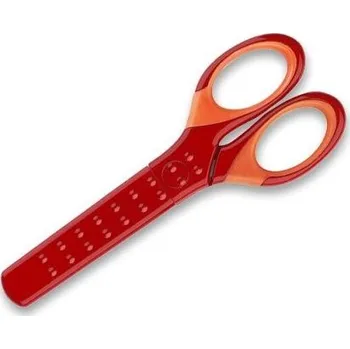 Kancelářské nůžky Školní nůžky Faber-Castell červené