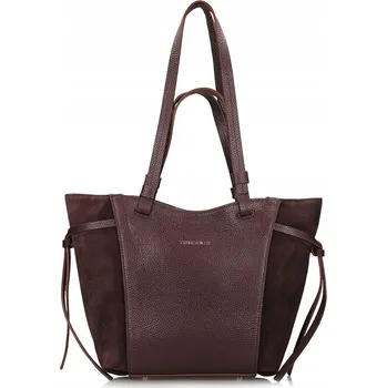 Kabelka Toscanio kabelka z pravé lícové kůže červená