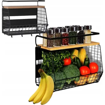 police KOVOVÝ KUCHYŇSKÝ ORGANIZÉR ZÁVĚSNÝ KOŠÍK MAGNETICKÁ POLICE NA KOŘENKY