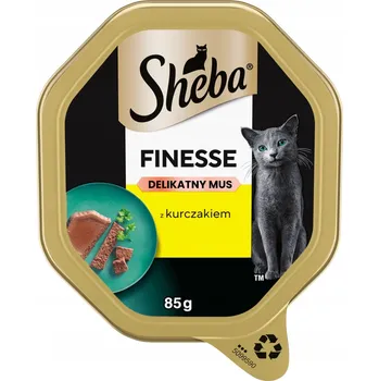 Krmivo pro kočku Sheba Finesse vlhké krmivo pro kočky s kuřetem v paštice, miska 85 g