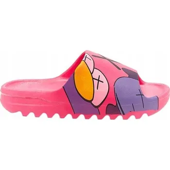 Dámské pantofle Nazouváky Dámské Pěnové Pantofle k Bazénu Lehké Růžové Cookie Monster Velikost 38