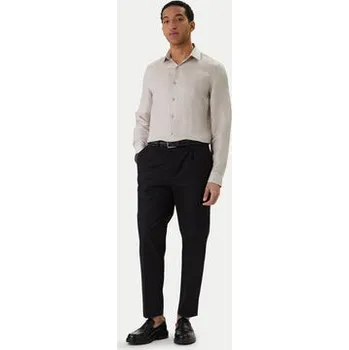 Pánská móda Calvin Klein Košile LV019EU121 Béžová Regular Fit 40