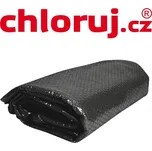 Flobal Solární plachta ovál 5,5 x 3,7 m - Folie 200 mic Černá