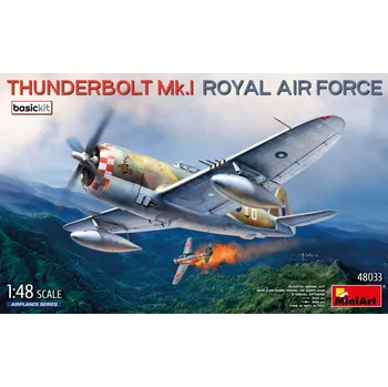 Plastikový model 1:48 Republic Thunderbolt Mk.I, Royal Air Force (basic kit)