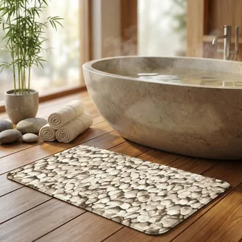 Protiskluzová podložka Protiskluzová podložka do vany béžová KLEINE WOLKE Stepstone 92 x 36 cm