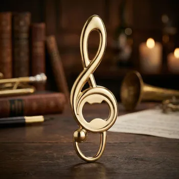 Otvírák BUGATTI Sound - chromovaný otvírák na láhve zlato