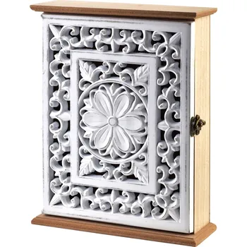 Železářství Dekorativní dřevěná krabička na klíče MONDEX STACY 27 x 20 cm