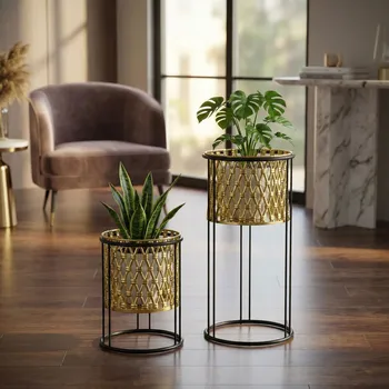 Obal na květináč MONDEX SWEN 2 ks Květináče / MONDEX SWEN stojan kovové květináče / MONDEX SWEN stojan kovové květináče / MONDEX SWEN stojan kovové květináče / MONDEX SWEN 2 ks